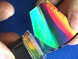 PDMS Lithography on broken piece of cd