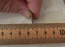 Dime With Ruler