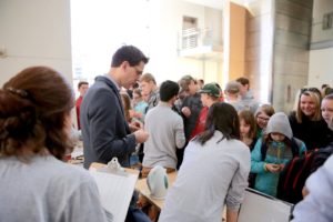 Volunteers explain science at engineering expo