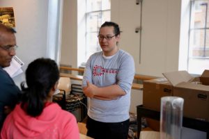 Volunteers explain science at engineering expo