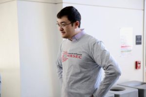 Volunteers explain science at engineering expo