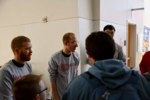 Volunteers explain science at engineering expo
