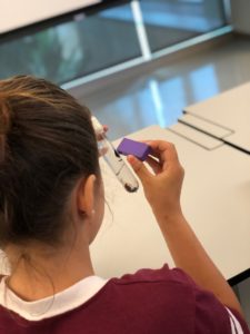 Local students perform a MRSEC field trip experiment