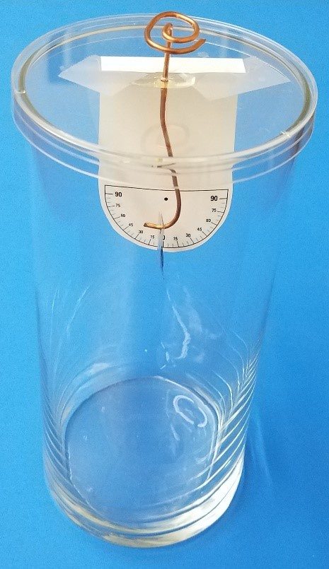 image of a completed electroscope