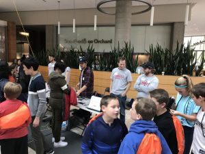 Wisconsin Science Festival Volunteers explaining science