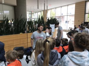 Wisconsin Science Festival Volunteers explaining science