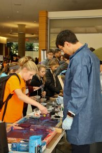 MRSEC volunteers at the WI Science Festival