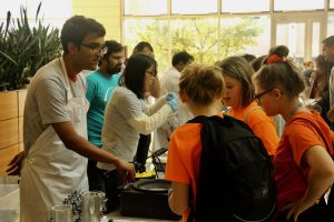 MRSEC volunteers at the WI Science Festival