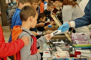 MRSEC volunteers at the WI Science Festival