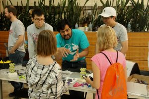 MRSEC volunteers at the WI Science Festival