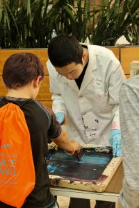 MRSEC volunteers at the WI Science Festival