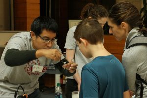 MRSEC volunteers at the WI Science Festival