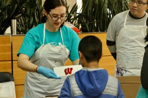 MRSEC volunteers at the WI Science Festival