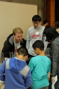 MRSEC volunteers at the WI Science Festival