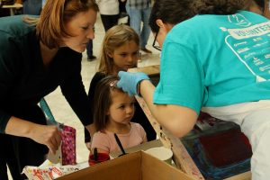 MRSEC volunteers at the WI Science Festival