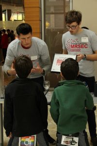 MRSEC volunteers at the WI Science Festival
