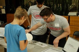 MRSEC volunteers at the WI Science Festival