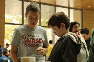MRSEC volunteers at the WI Science Festival