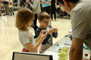 MRSEC volunteers at the WI Science Festival
