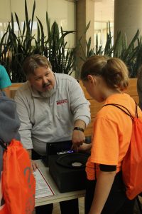MRSEC volunteers at the WI Science Festival