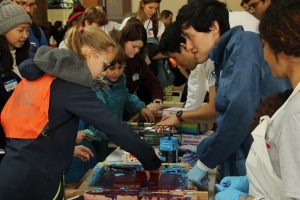 MRSEC volunteers at the WI Science Festival