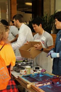 MRSEC volunteers at the WI Science Festival