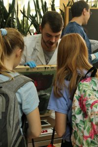 MRSEC volunteers at the WI Science Festival