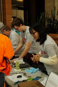 MRSEC volunteers at the WI Science Festival