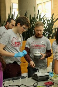MRSEC volunteers at the WI Science Festival