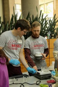 MRSEC volunteers at the WI Science Festival