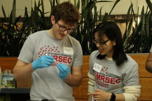 MRSEC volunteers at the WI Science Festival