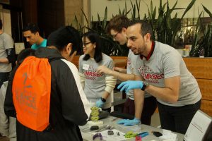 MRSEC volunteers at the WI Science Festival