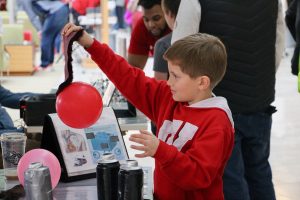 Visitors enjoy our demos
