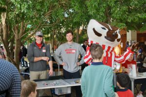 Bucky visiting the MRSEC station