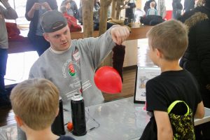 Visitors enjoy our demos
