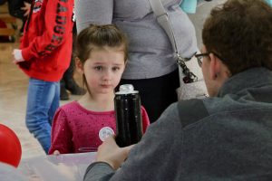 Visitors enjoy our demos