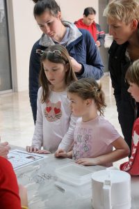Visitors enjoy our demos